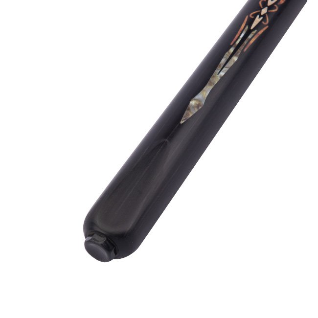 SK-052 Snooker Cue Stick with Maple and Ebony Butt Sleeves Stainless Steel Joint for Pool and Break Cues