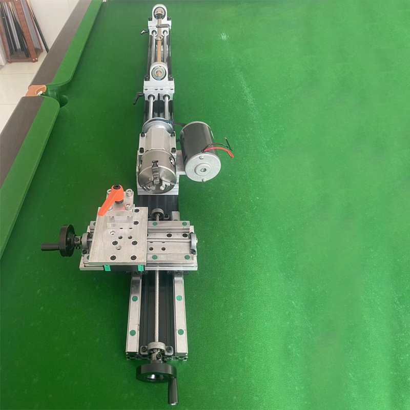 Professional Billiard Cue Lathe Mini Manual Lathe Machine Pool Cue Repair Lathe Machine for club