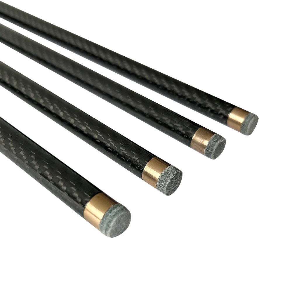 Professional Custom 100% Real Carbon Fiber Semi-finished Product Snooker Billiard Cues Pool Cue Shaft