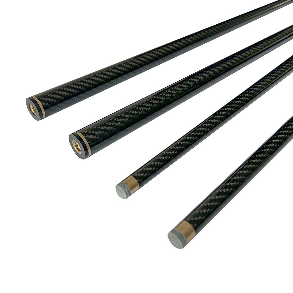 Professional Custom 100% Real Carbon Fiber Semi-finished Product Snooker Billiard Cues Pool Cue Shaft