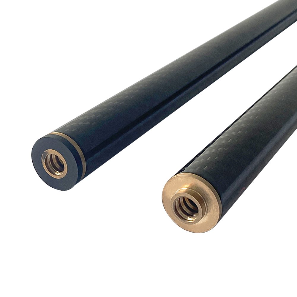 Professional Custom 100% Real Carbon Fiber Semi-finished Product Snooker Billiard Cues Pool Cue Shaft