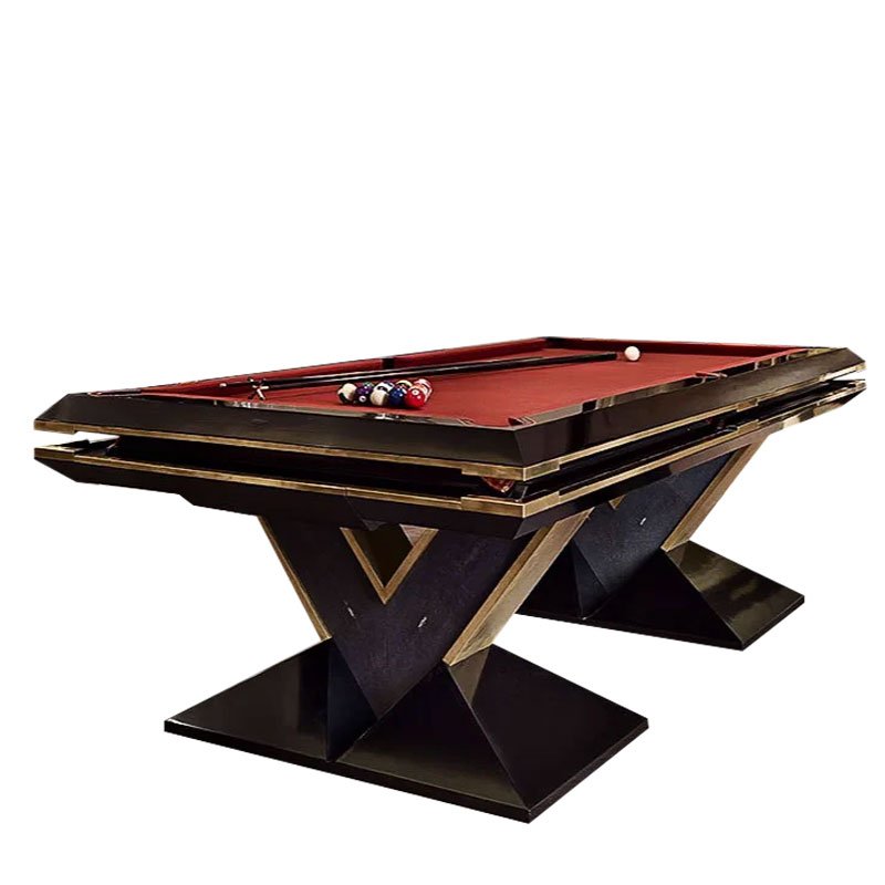 Solid Wood Indoor Household Nine Ball Table Multi-Functional Commercial Black Eight & One Table Tennis Villa Pool Table