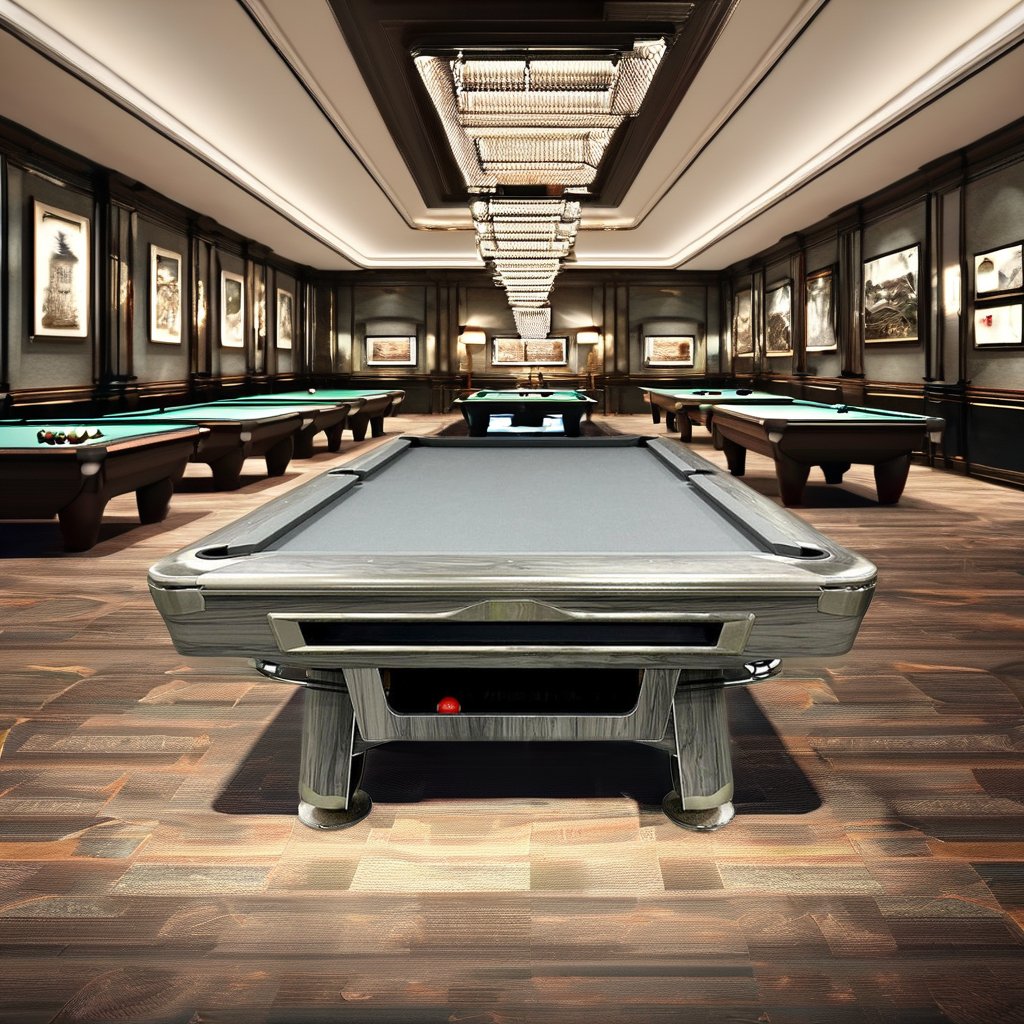 Solid Wood 9Ft Slate Professional Snooker Table Custom-Size Commercial Pool Table for Competition Sports Table Game