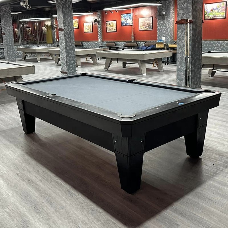 Factory Wholesale Superior Billiard Table Black 8 Foot 9FT Pool Table Billiard