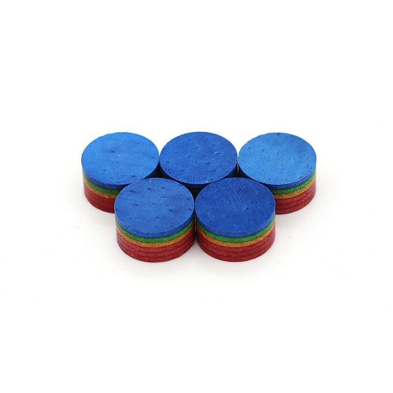 Professional superior quality rainbow colorful multi layer 14mm Billiard Pool Cue Tip