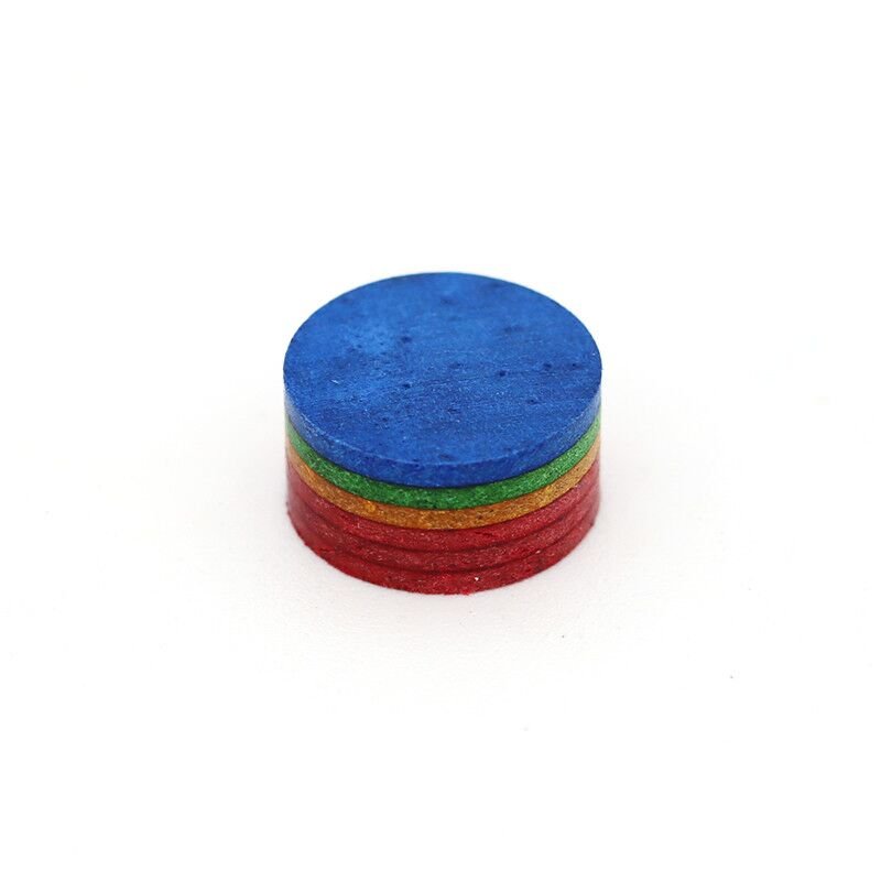 Professional superior quality rainbow colorful multi layer 14mm Billiard Pool Cue Tip