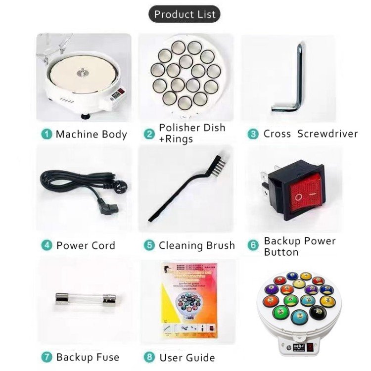 Automatic Billiards Pool Snooker Balls Polisher & Cleaner Washing Machine for Popular and High Quality 2 in 1 Functional