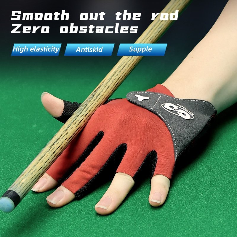 GOLOVEJOY XG82 Quality Customized Breathable Non-slip 3 Finger Billiard Cue Gloves Resistant Pool Snooker Pool Gloves Supplier