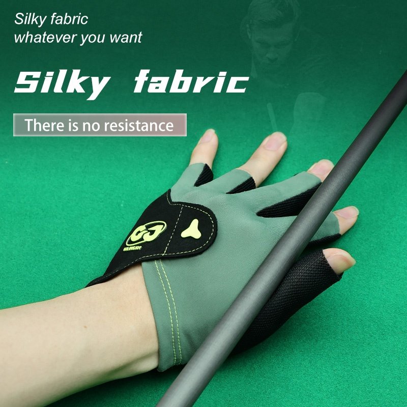 GOLOVEJOY XG82 Quality Customized Breathable Non-slip 3 Finger Billiard Cue Gloves Resistant Pool Snooker Pool Gloves Supplier