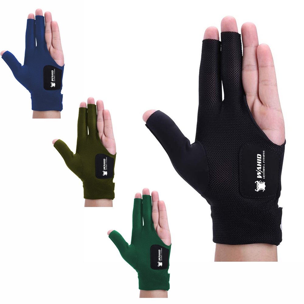 Breathable Flexible and Durable Snooker Gloves for Billiard Shooters Carom Pool Snooker Cue Sport Wear on The Right or Left Hand