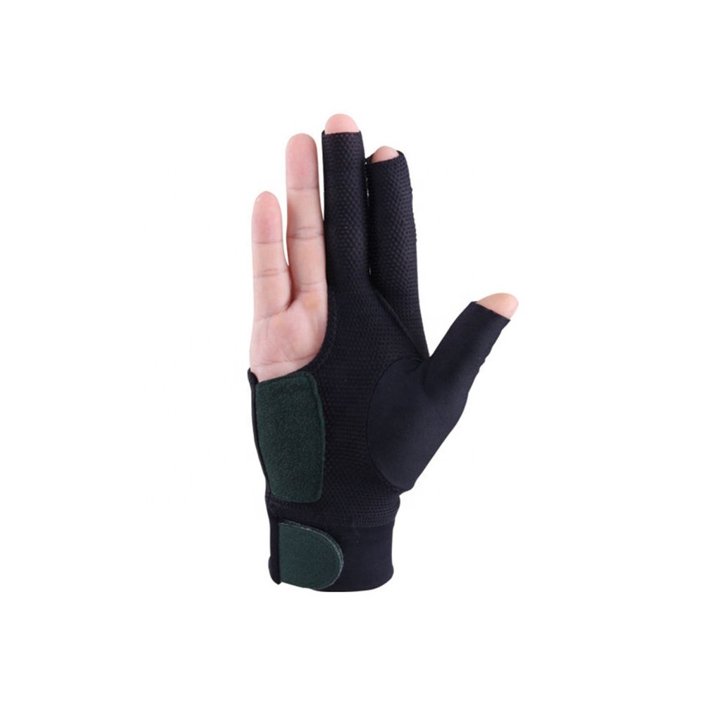 Hot Selling pool snooker and billiards Gloves For Hand Protection Snooker Cue Shooters Gloves With Best Quality Fabric