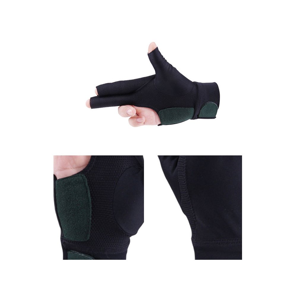 Hot Selling pool snooker and billiards Gloves For Hand Protection Snooker Cue Shooters Gloves With Best Quality Fabric