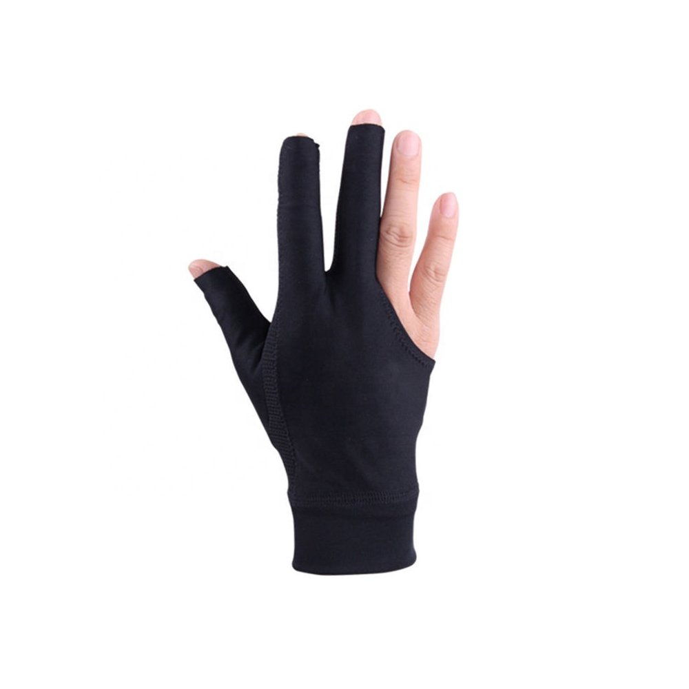 Hot Selling pool snooker and billiards Gloves For Hand Protection Snooker Cue Shooters Gloves With Best Quality Fabric