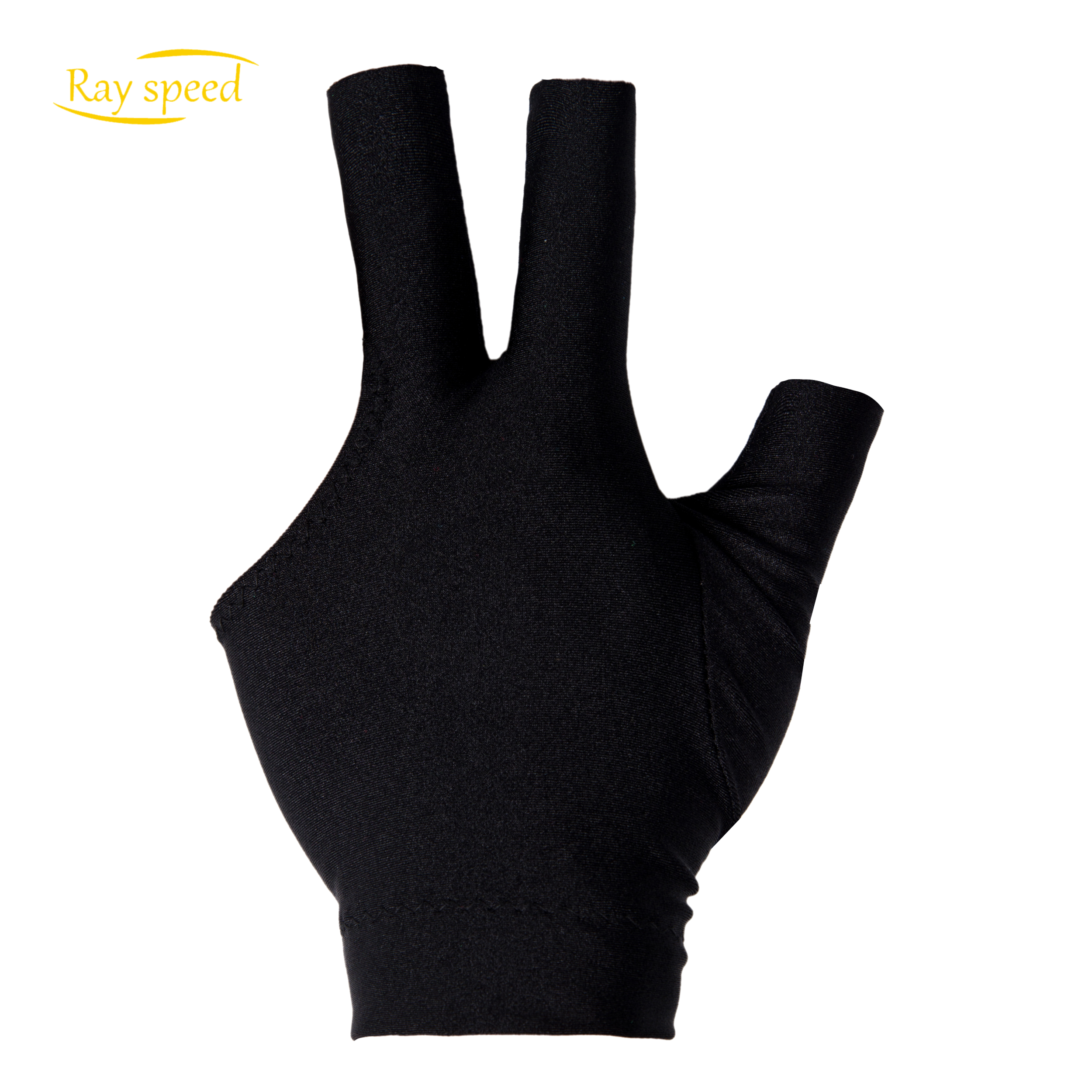 Rayspeed Billiard Pool Gloves For Left Hand 3 Finger, Splicing Process, Snooker Cue Sport Glove Popular Sizes For Men & Women
