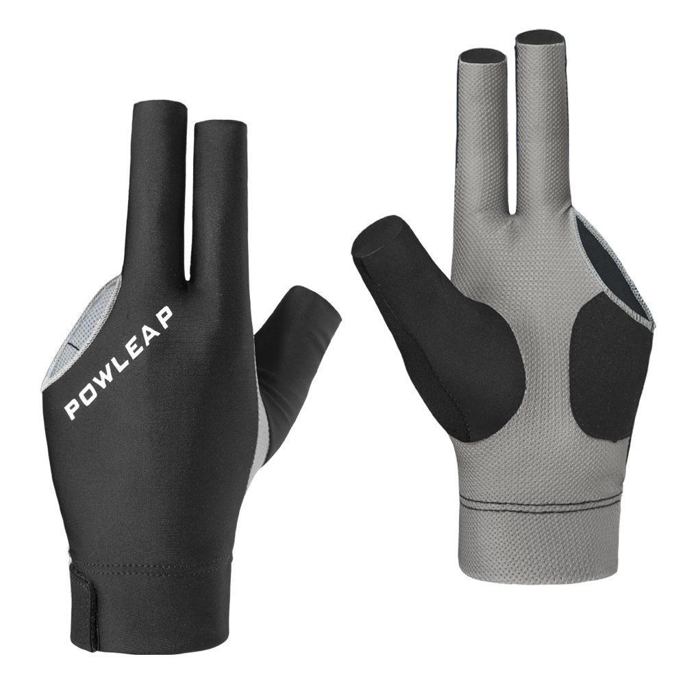 Wholesale Elasticity Snooker Billiard Cue Gloves Men's Three Finger Glove Non Slip Breathable Left Hand Billiards Gloves