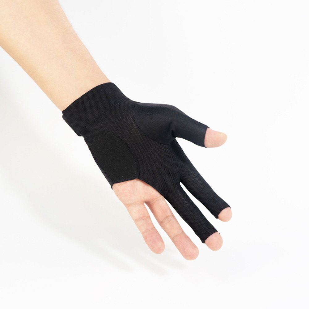 Wholesale Elasticity Snooker Billiard Cue Gloves Men's Three Finger Glove Non Slip Breathable Left Hand Billiards Gloves