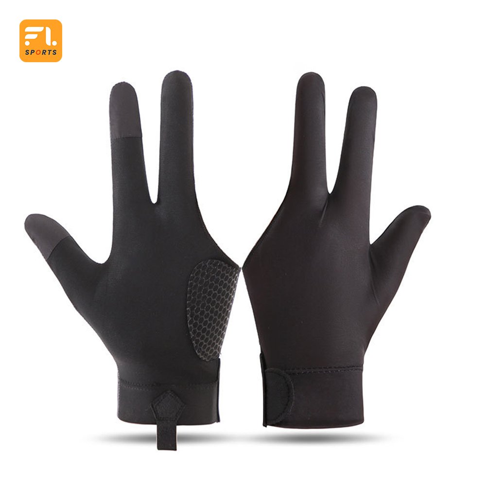 Manufacturers Wholesale Low Price 3 Finger Snooker Gloves Left Or Right Hand Billiard Pool Cue Gloves