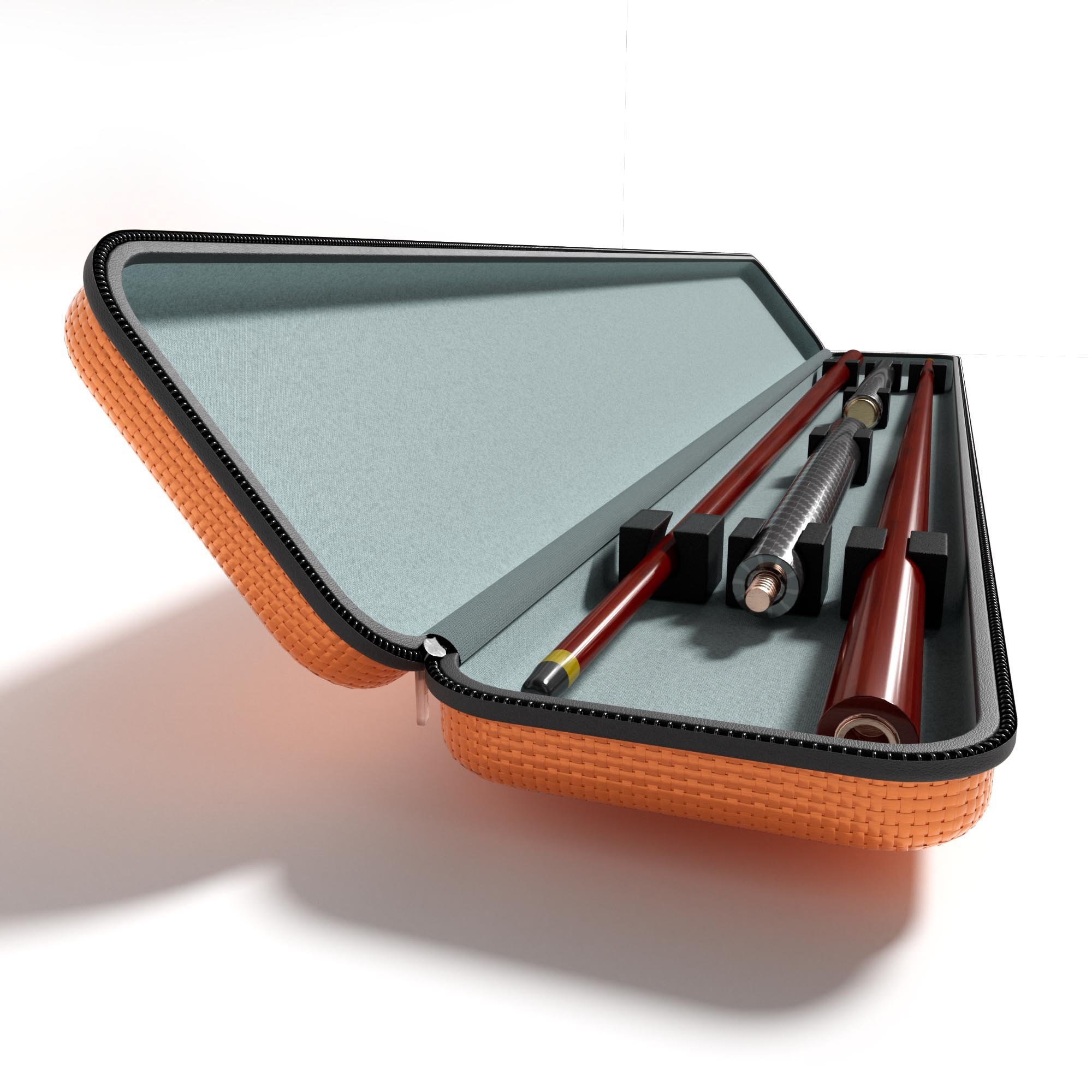 Custom EVA Stick Pool Storage Box, 1/2 2/2 2/4 3/4 Leather Billiards Snooker Cue Case Bag Box