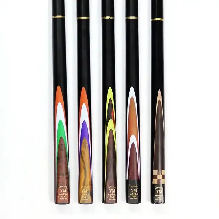 Economical factory directly billiard snooker cue with ash wood shaft,10mm cue tip,145cm,510-592g