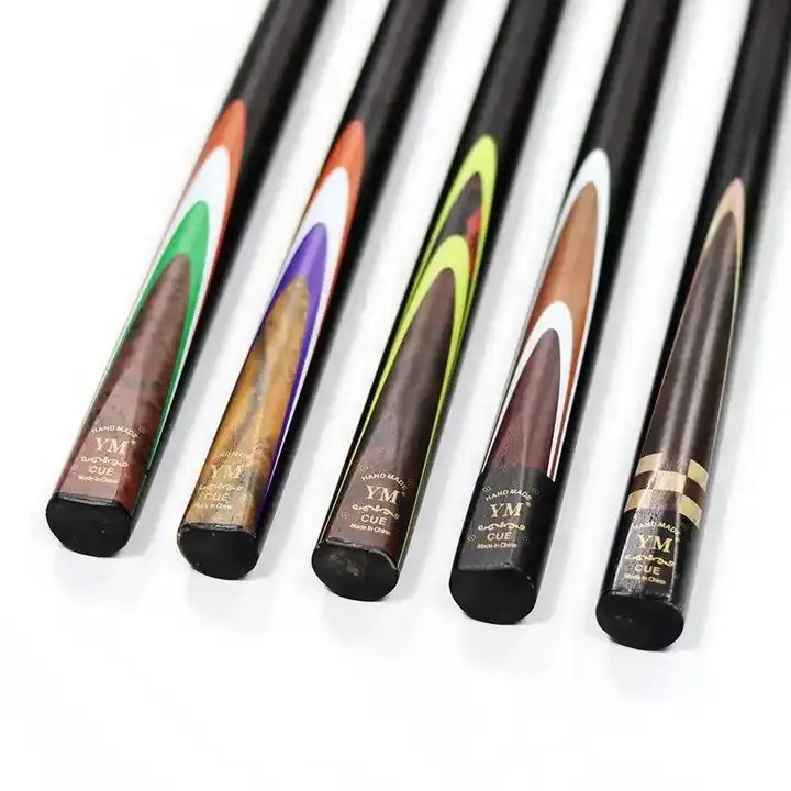 Economical factory directly billiard snooker cue with ash wood shaft,10mm cue tip,145cm,510-592g