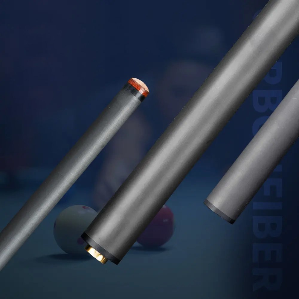 Customized carbon fiber pool cue shaft snooker cue taco de billar carbon fiber billiard cue carom billiards