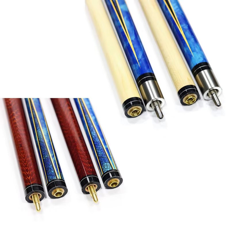 TQG-146 All-In-One American Open Cue Pool Snooker 14mm Short Jump Bar Handmade Butto Cocobolo Economical Three-Section Design