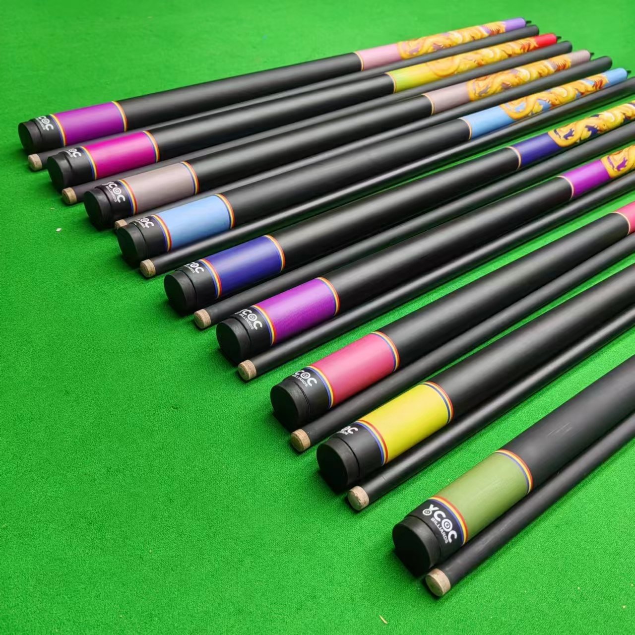 NAIPNI Best Quality Carbon Billiard Cue Stick /Pool Cue Stick with 13mm Tip For Sale