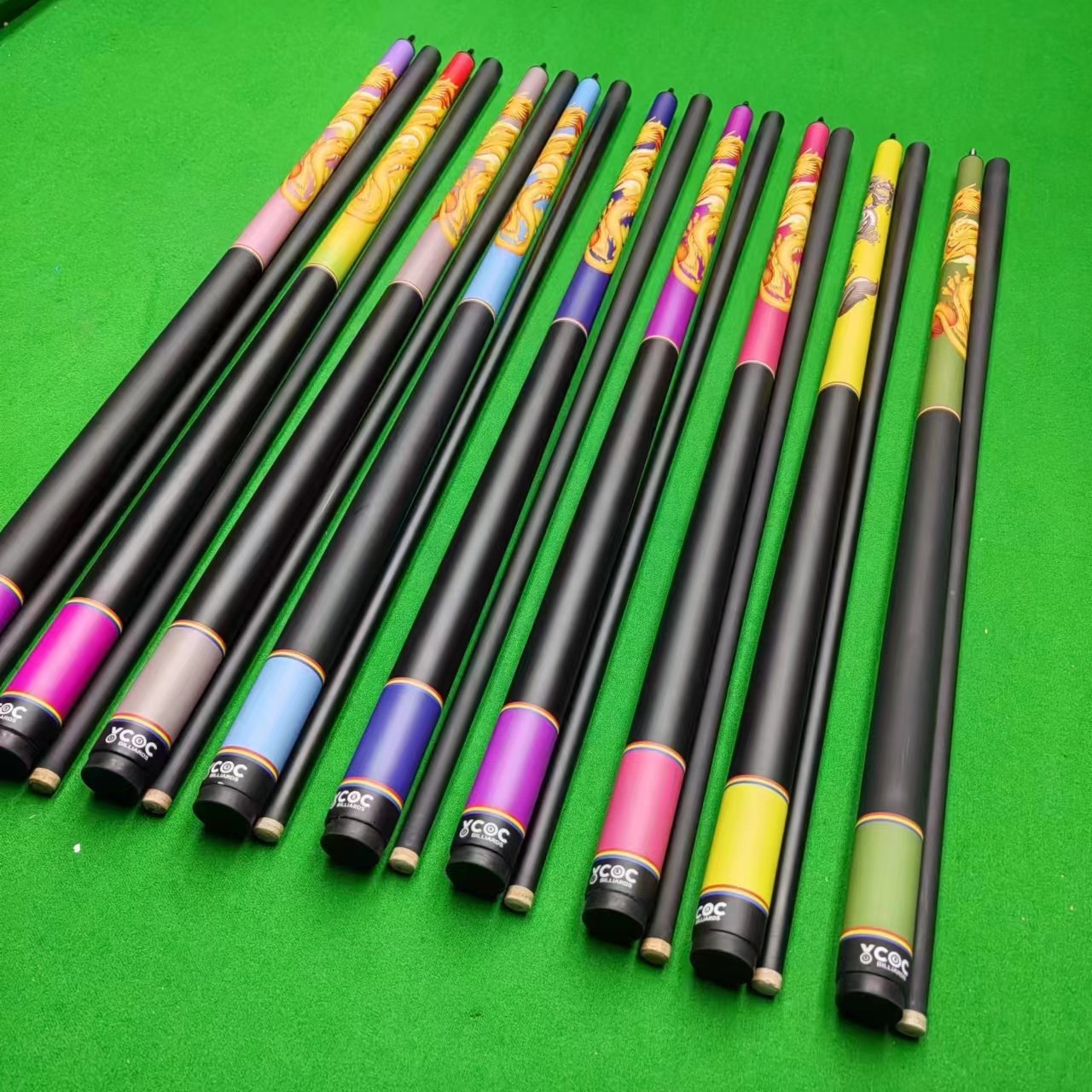 NAIPNI Best Quality Carbon Billiard Cue Stick /Pool Cue Stick with 13mm Tip For Sale