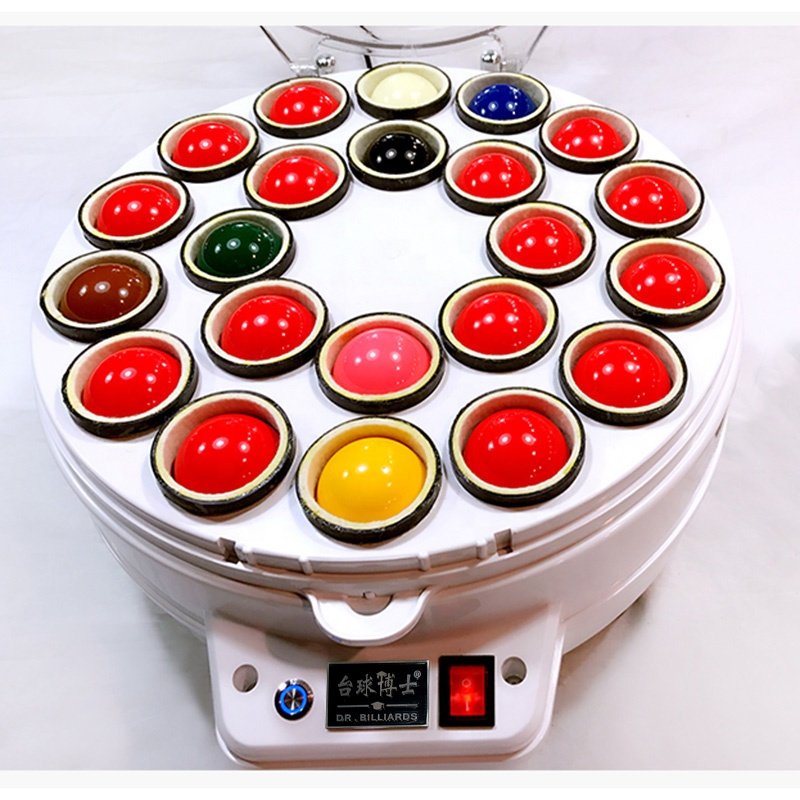 Automatic Snooker British 22 Pieces Ball Electronic Snooker Ball Cleaning Machine Billiard Ball Set Cleaner Machine