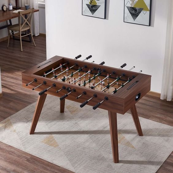 High Quality Luxury Metal Foosball Table Game Table 220V Soccer Table for Entertainment Foosball Soccer Table Indoor Foosball