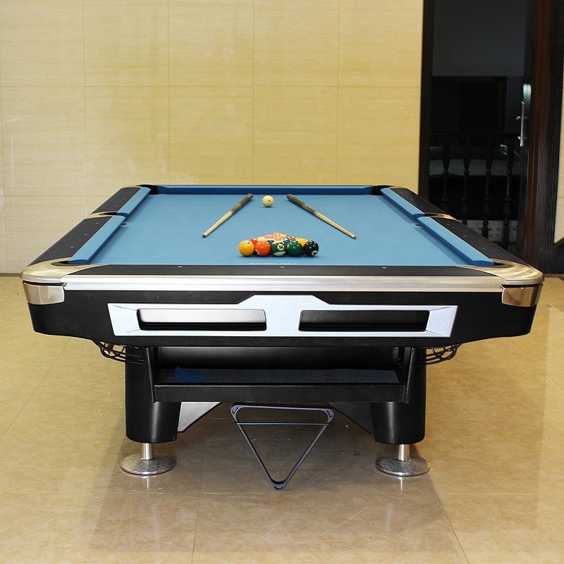 Bojue High Performance Cheap Price Solid Wood and Bluetone Slate Pool Billiard table 9ft 8ft for Commercial Billiards Use