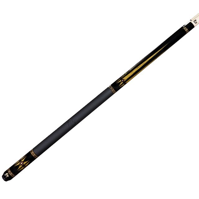 TQG-80 Pool Cue with P-D02 Shaft Canadian Hard Maple Black Lychee Grain Leather Wrap Steel Joint Ebony Butt Sleeve 