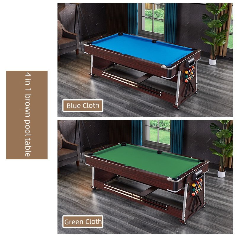 Wholesales Cheap 7ft Snooker & Billiard Table Air Hockey Ping-Pong Multi Functions Games 4 in 1 Swivel Pool Table
