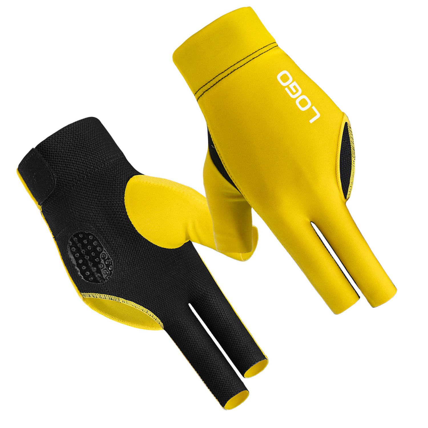Customized High Quality Microfiber Fabric Snooker Cue Gloves Wrinkle Resistant Comfortable Unisex Billiards Gloves