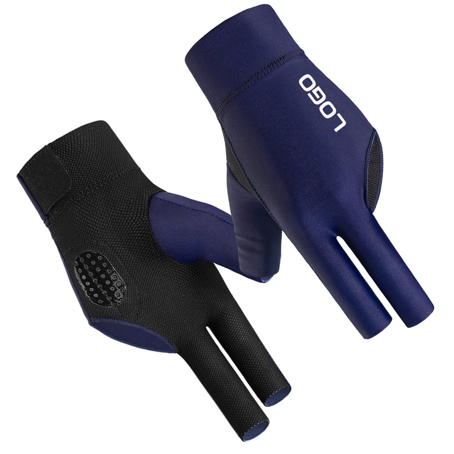 Customized High Quality Microfiber Fabric Snooker Cue Gloves Wrinkle Resistant Comfortable Unisex Billiards Gloves