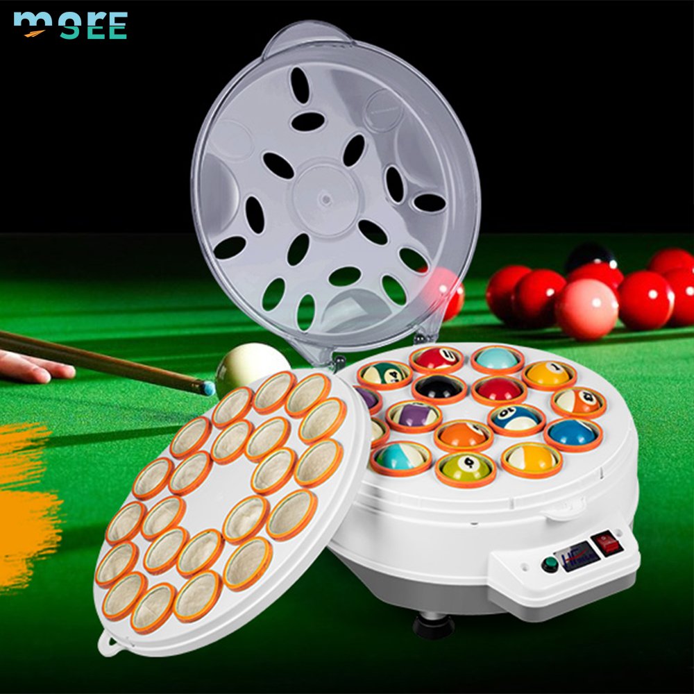 SeeMore Selection Billiard Rooms Clubs 16/22 Balls Polisher Snooker Polishing Washing Machine Billiard Ball Cleaner
