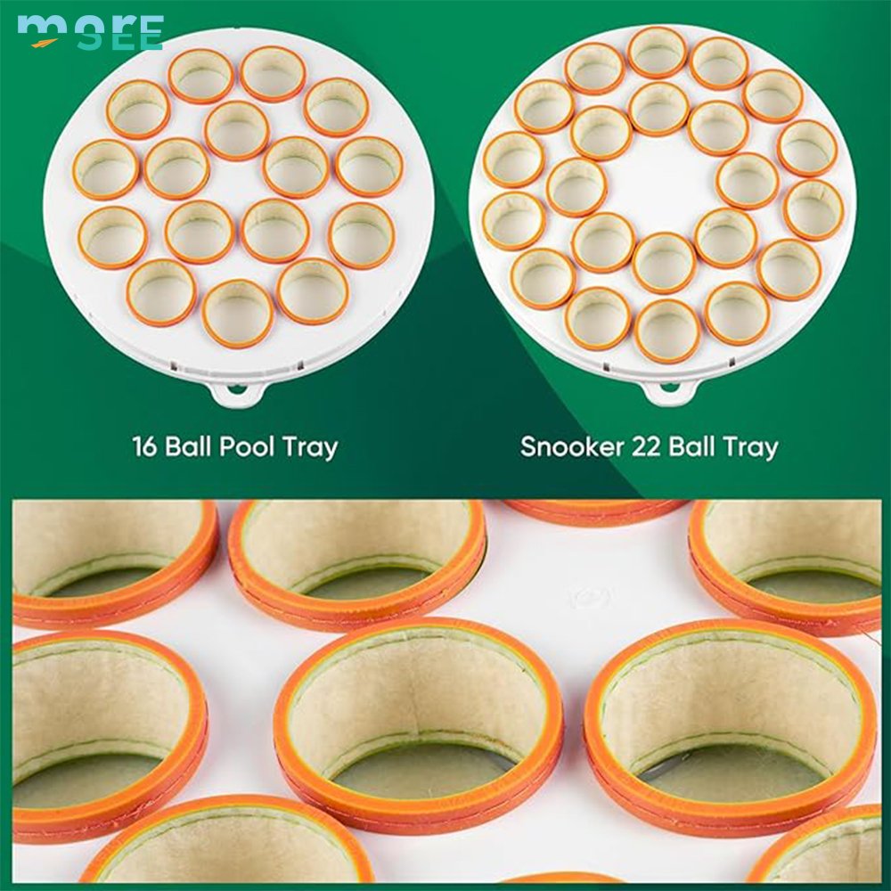 SeeMore Selection Billiard Rooms Clubs 16/22 Balls Polisher Snooker Polishing Washing Machine Billiard Ball Cleaner