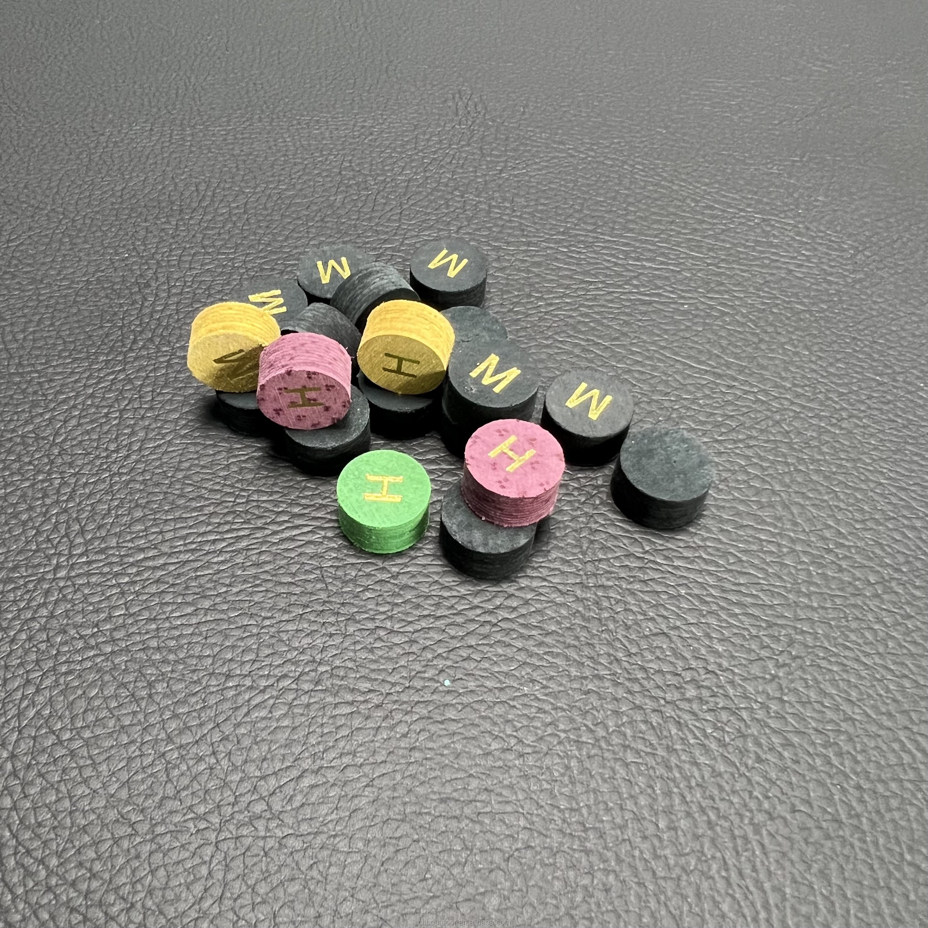 High Level Custom HHB multi-layers 8layers pigskin Billiards Pool cue tips