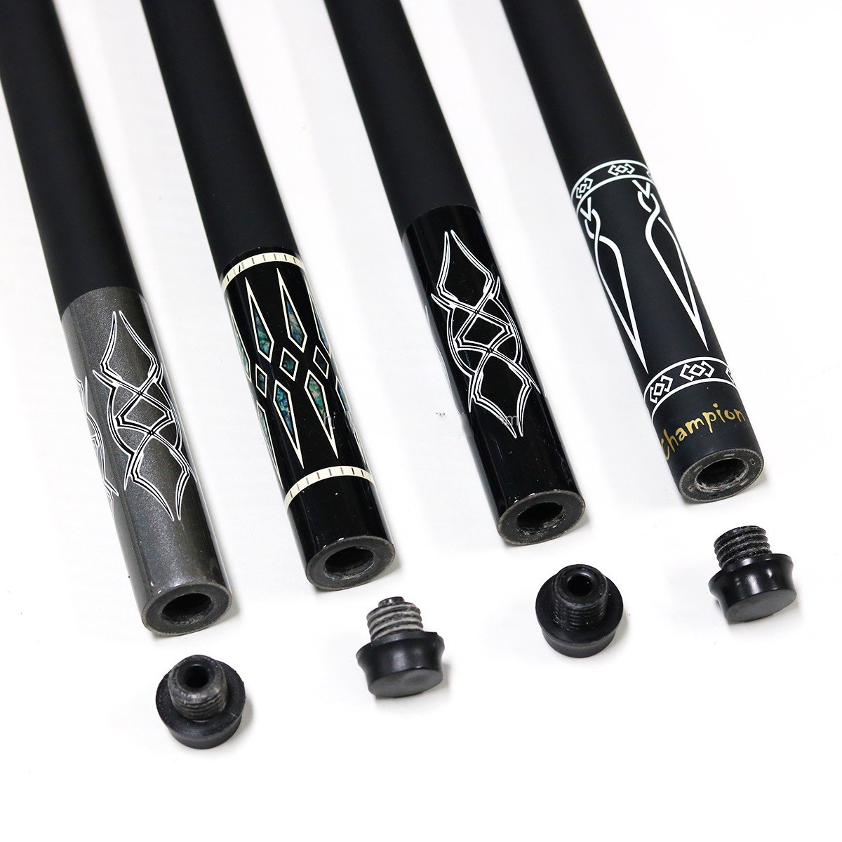 Large quantity of spot for sale Carbon fiber hot sale 12.75-13mm tip 1/2 billiard cue special price