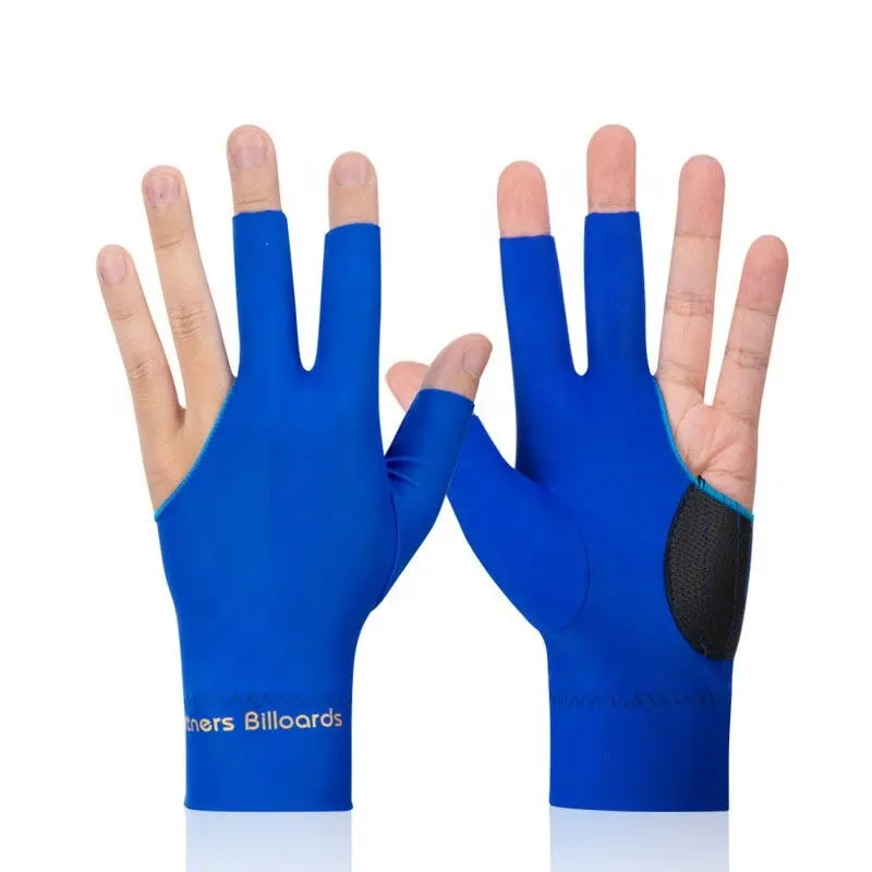 Billiard three-finger gloves, snooker left-hand, high-elastic billiard gloves