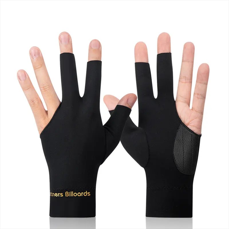 Billiard three-finger gloves, snooker left-hand, high-elastic billiard gloves