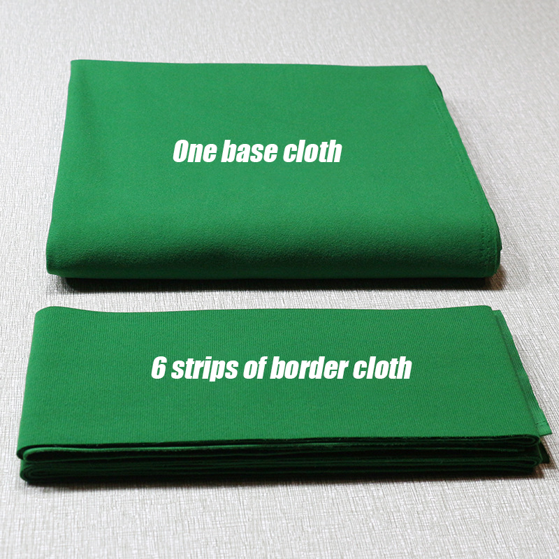 Custom 7ft 8ft 9ft Pre Cut Green Blue Red Grey Snooker Billiard Tablecloth Strips Set Fast Speed Felt Pool Table Cloth
