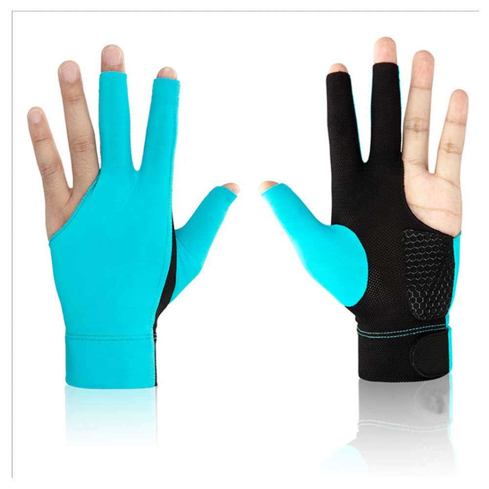Custom 3 Men Women Fits Fingers Billiards Glove Snooker Cue Shooters Gloves Pool Accessory Billiard Cue