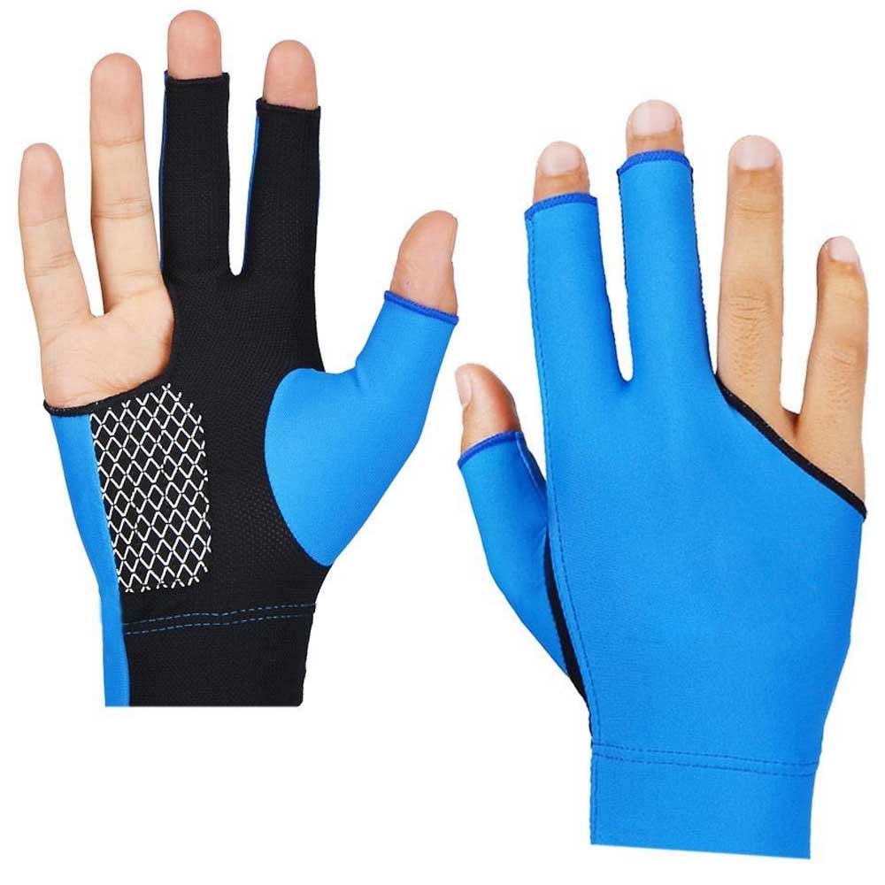 Custom 3 Men Women Fits Fingers Billiards Glove Snooker Cue Shooters Gloves Pool Accessory Billiard Cue