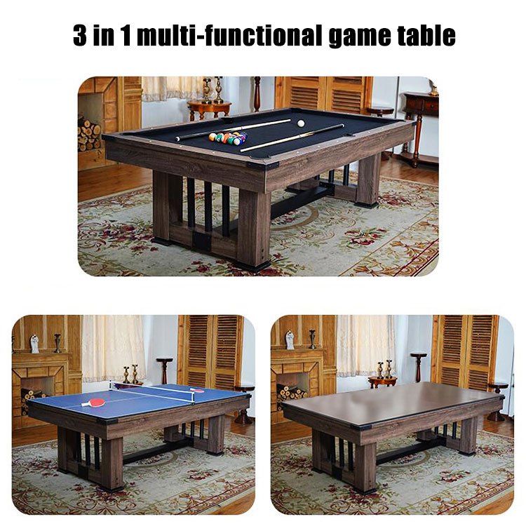 4in1 Billiard tables Wholesale price cheap indoor commercial home multi-functional 7ft pool table
