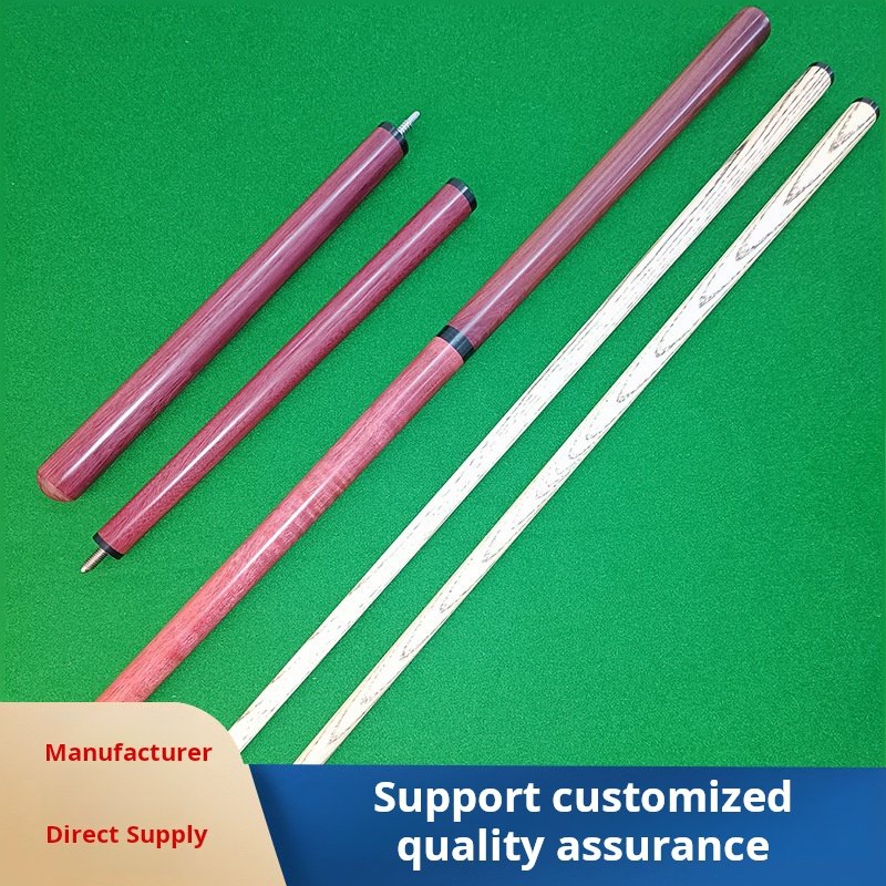 High quality billiards Chinese style open rod punch jump rod American ash wood split big head billiard rod