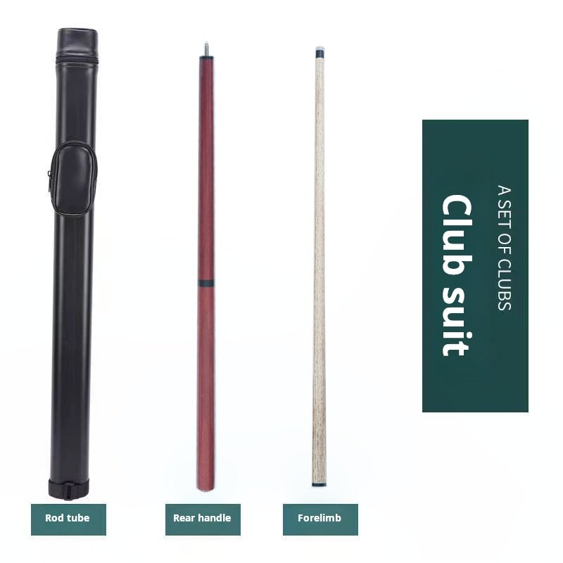 High quality billiards Chinese style open rod punch jump rod American ash wood split big head billiard rod