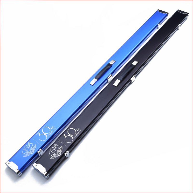 Billiards Rod Alloy Through Rod Box, 30th Anniversary Black Eight Snooker Rod Box, Three Slot Mid Head Billiards Rod Box