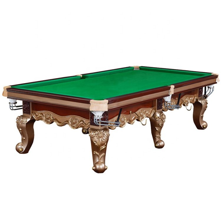 Konford Quality Aristocratic Temperament Custom 9ft 8ft 10ft Snooker Solid Wooden Leg Carving Luxury Fashion Billiard Pool Table