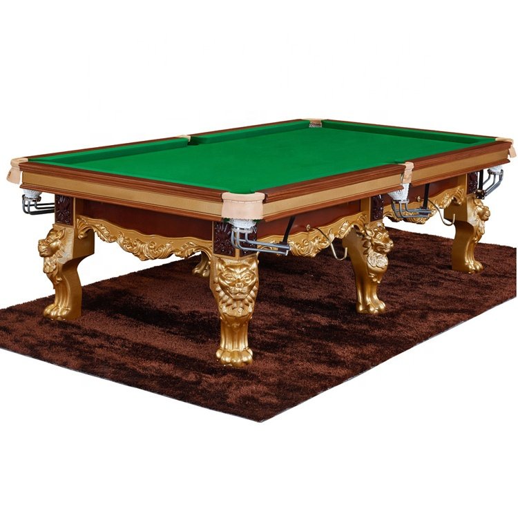 Konford Quality Aristocratic Temperament Custom 9ft 8ft 10ft Snooker Solid Wooden Leg Carving Luxury Fashion Billiard Pool Table